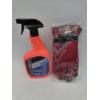 Image 1 : Brand New 32Oz Supertech Windshield Deicer Spray & New Mens Red Winter Gloves
