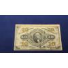 Image 1 : 1860's Third Issue 10 Cent Fractional Currency FR#1255 Green Reverse - XF/AU Condition! 
