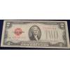 Image 1 : 1928-G Series $2 Red Seal Legal U.S. Note Clark/Snyder FR#1508 EA Block 