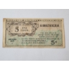 Image 1 : WWII Series 461 Military Payment Certificate 5¢ Note Allied Military Currency WWII Era