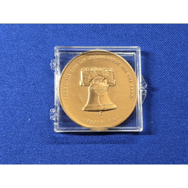 U.S. Bronze Independence National Historical Park Hall & Liberty Bell Coin Medal