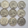 Image 3 : $3.00 Face Value of Assorted Years U.S. Washington 90% Silver Quarters