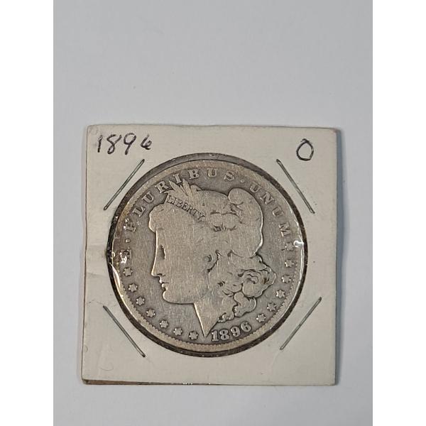 United States 1896-O Morgan 90% Silver Dollar