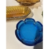 Image 2 : 5 Pieces of Glassware - Pitcher - Leaf Bowl - Flared Glass Bowl - Ashtray - Butter Dish