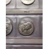 Image 6 : x8 Assorted Years 90% Silver Franklin Half Dollars In Nice Plastic Sleeves FV: $4.00