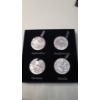 Image 22 : Gods Of Olympus- The Perth Mint Australia 2 Oz 999 Fine Silver 12 Coin Set - 24 Oz Total of Silver