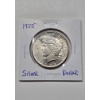 Image 1 : 1925 Peace Silver Dollar - Great Condition