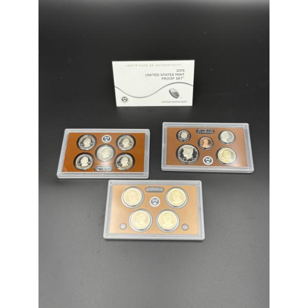 2015 U.S. Mint Proof Set with COA - Face Value $6.91 