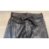 Image 2 : Women's Harley Davidson Black Leather Pants - Size 16
