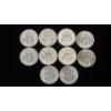Image 3 : (10) 1964 90% Silver Kennedy Half Dollars With Coin Holder - Face Value: $5.00