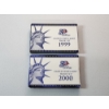 Image 1 : x2 United States Mint 50 State Quarters Proof Sets: 1999 & 2000 in Original Packaging w/ CoA