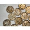 Image 3 : x11 Assorted Years 90% Silver Mercury Dimes FV: $1.10