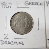 Image 2 : 1967 & 1971 Greece 2 Dracmai Coins & 1912 Greek 10 Lepta Coin