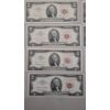 Image 6 : (23) United States Series 1963 $2 Red Seal Bank Notes - AU 58 Condition 