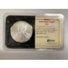 Image 1 : 2002 American Silver Eagle .999 One Troy Ounce Fine Silver Bar - Mint Condition