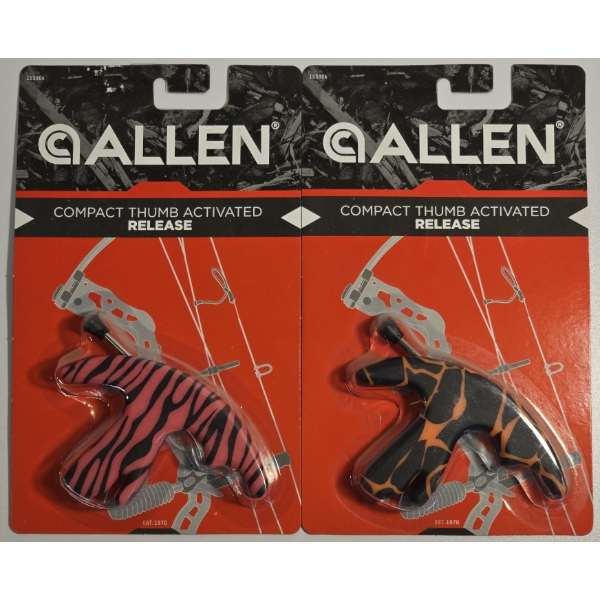 Lot of 2 Allen Brand Compact Thumb Activated Release for Bow