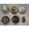 Image 2 : 6 - Silver Ounce Coins - .999 Fine Silver - Guaranteed Authentic - Incredible Coins - See 1996 Eagle