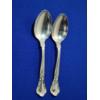Image 1 : x2 Gorham Chantilly Sterling Silver Spoons Weight: ~60g
