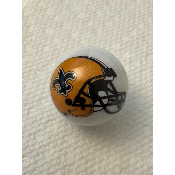 Vintage NFL New Orleans Saints One Inch Shooter Marble - Mint Condition