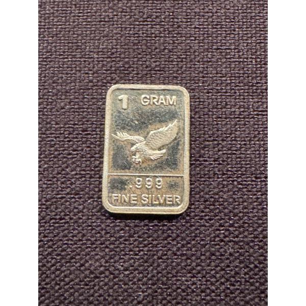 1 Gram .999 Fine Silver Bar - Incredible Piece