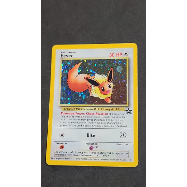 2000 Eevee #11 Black Star Promo Holo Pokémon Card