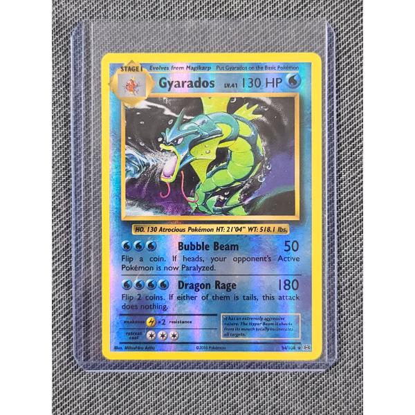 Gyarados 34/108 Pokemon 2016 Reverse Holofoil Trading Card 