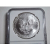 Image 4 : 2001 American Silver Eagle 1 oz .999 Fine Silver NGC MS 69
