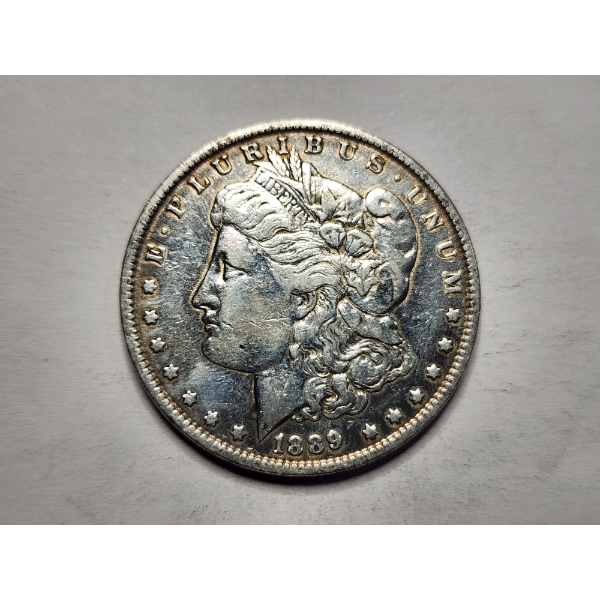 1889 Morgan Silver Dollar - 90% Silver United States Coin