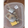 Image 1 : 2 Locks with Keys and One Specialty Click Lock with Combination