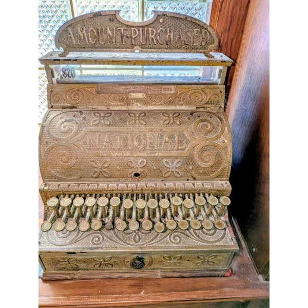 18"x18" Vintage National Cash Register Excellent Conditon