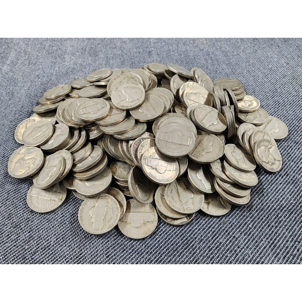 200 Assorted Unsearched Jefferson Nickels - Face Value $10 