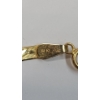 Image 3 : 14K Yellow Gold 18" Herringbone Twist V-Line Necklace - Weight: 5.7g