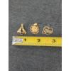 Image 6 : Three 14K Gold Pendants - 3.2 Grams