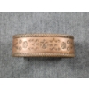 Image 1 : Vintage Native American Copper Bangle Cuff Bracelet With Unique Etchings Weighs 35 Grams