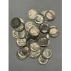 Image 1 : Lot of 40 90% Silver, Assorted Year, Roosevelt Dimes FV $4.00