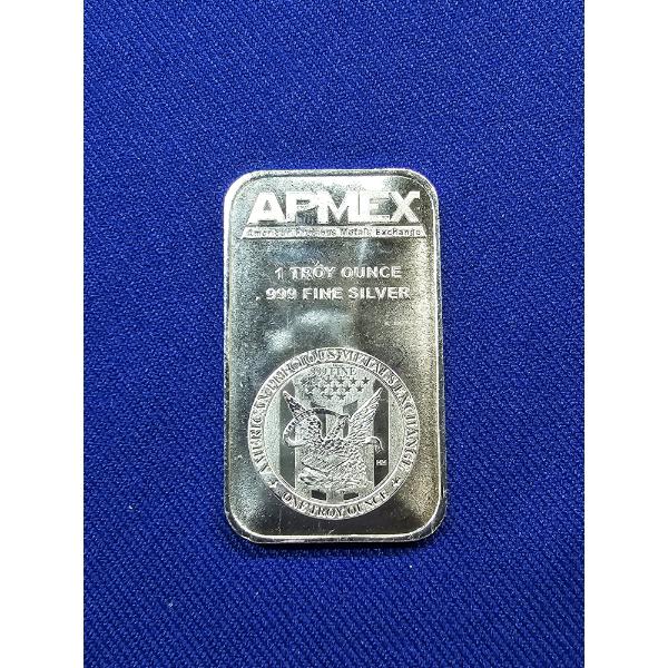 AMPEX 1 oz .999 Fine Silver Bar