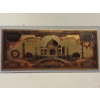 Image 1 : Taj Mahal- Seven Wonders of the World .999 Gold Foil Note In Holder - Mint Condition