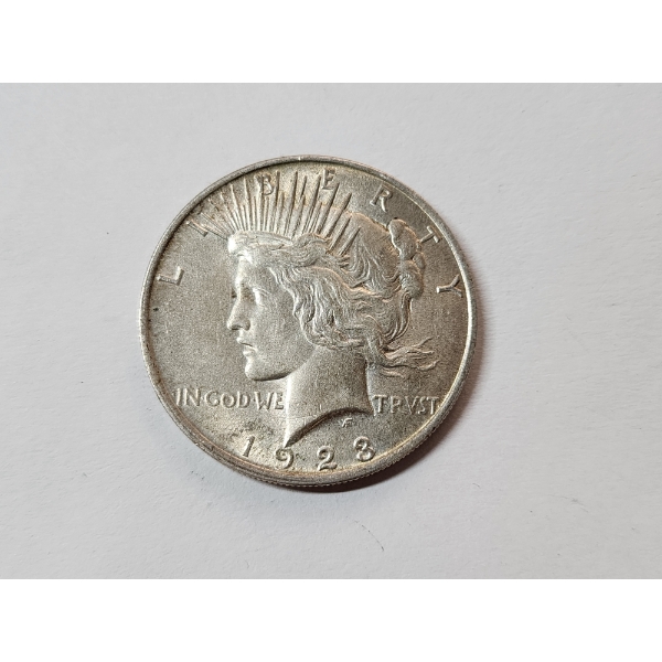 1923 90% Silver Peace Dollar