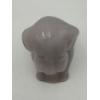 Image 5 : Adorable Degenhart Vintage Glass Dog Figurine -Mauve