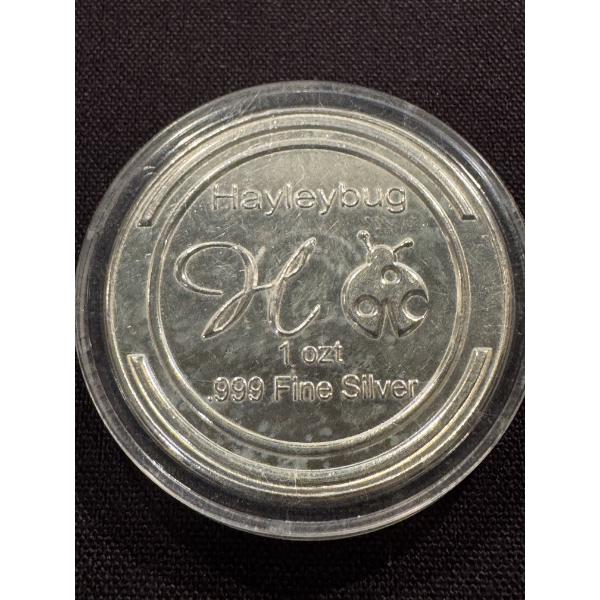 Hayleybug - Made In USA .999 One Troy Ounce Fine Silver - Mint Condition
