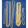 Image 1 : Lot Of (5) Pearl Like Necklaces