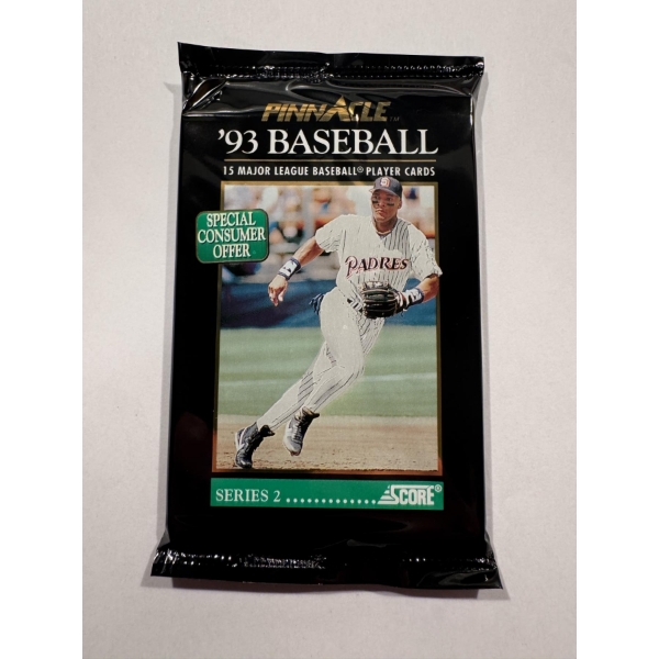 Rare 1993 Pinnacle Series 2 Baseball Wax Pack - Possible Jeter Rookie Bo, Ripken & Other Big Cards