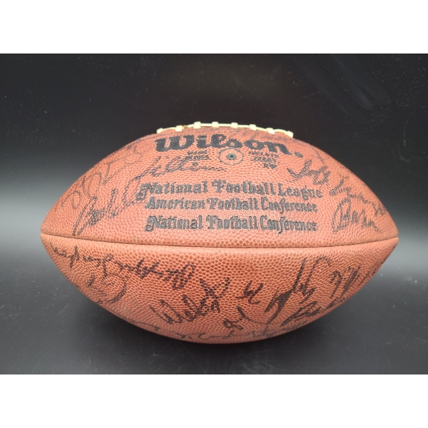 NFL Football Browns Team Signed Football - Year Unknown - Wilson Football