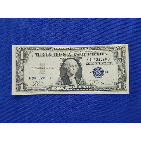 Series 1935 B $1 One Dollar Blue Seal Silver Certificate