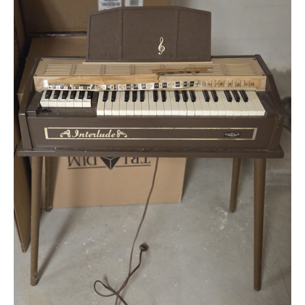 *Pick Up At Mantua Home-No Shipping Available* Vintage Interlude 28''x12''x90'' Electric Organ 