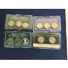 Image 1 : Presidential Dollar Sets (3) & Sacagawea Dollar Set- FV $11.00 - Warren G. Harding - Abraham Lincoln