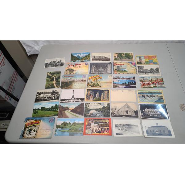 Assorted Postcard Collection From Various Places In The U.S