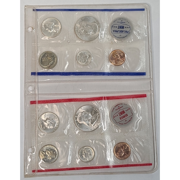 1961-P/1961-D Silver Uncirculated Coin Sets