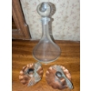 Image 2 : Three Interesting 20"x17" Photographs, Copper Candle Stick Holders And Heavy Glass Decanter