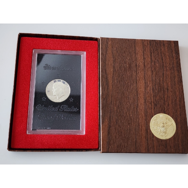 1972-S 40% Silver Eisenhower Dollar Proof in Original Packaging